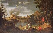 Nicolas Poussin Orpheus und Eurydike oil